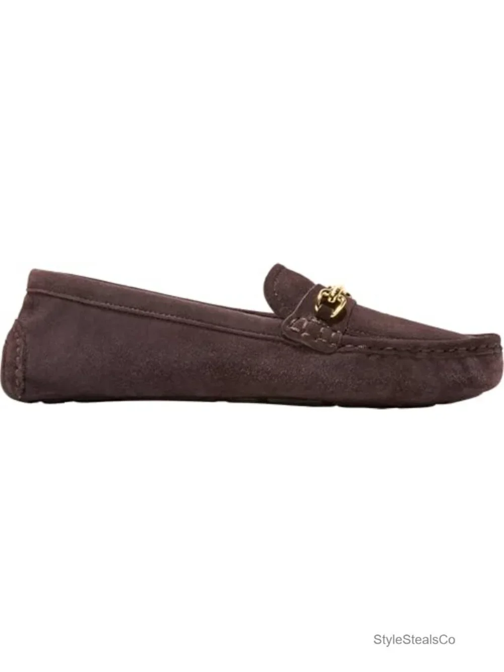 Leather Driving Loafers Horsebit with Breathable Fabric Lining